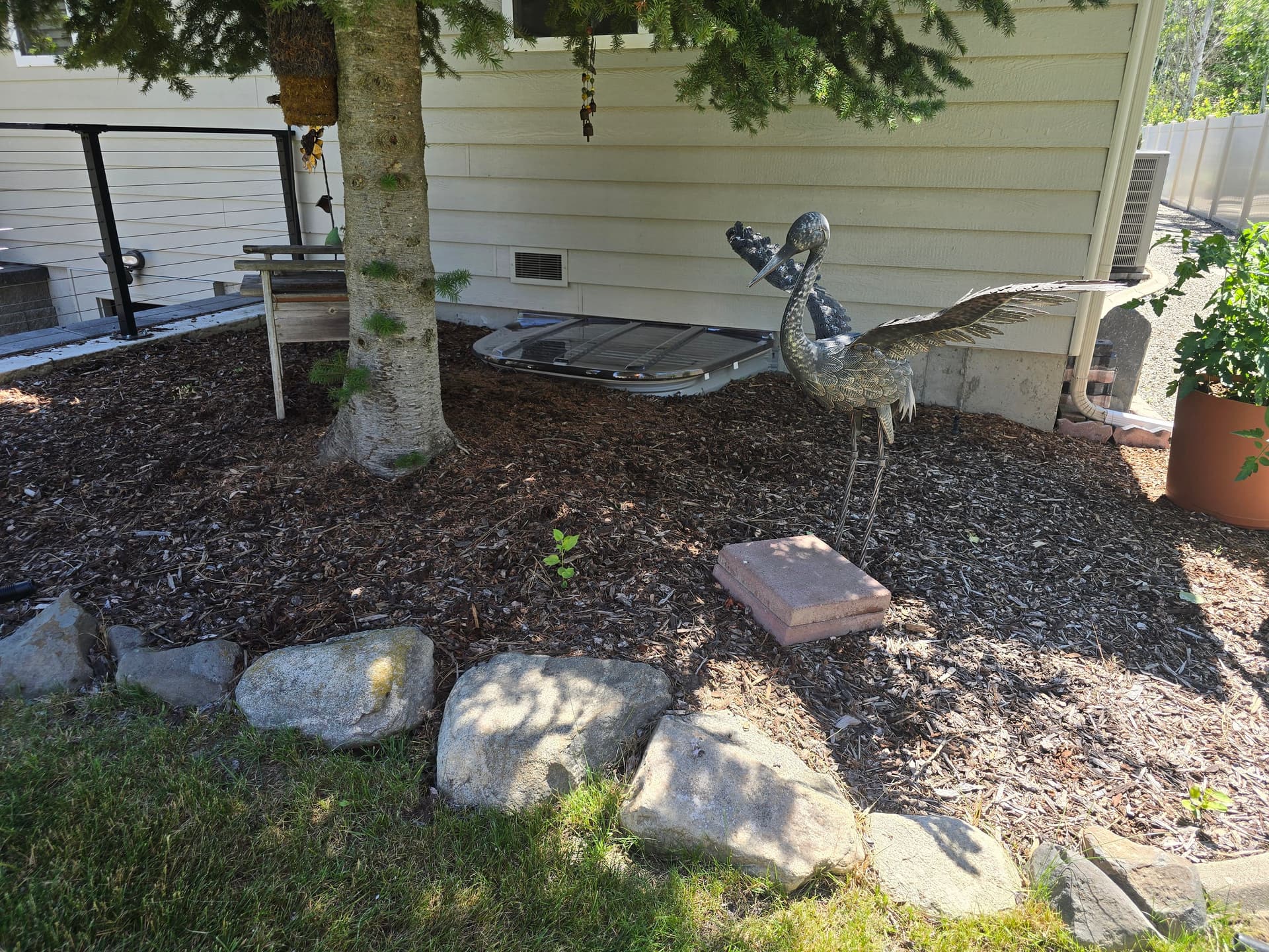 Gallery photos for Walk-Out Basement Entrance and Egress Window Well That Still Impresses: Image #2