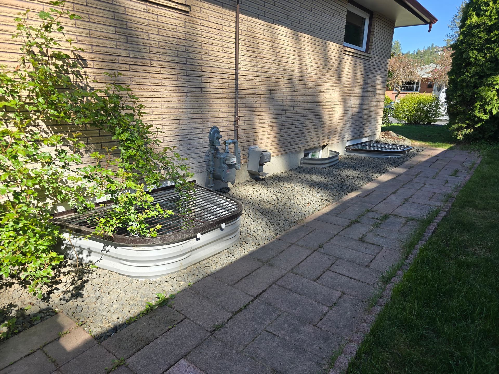 Gallery photos for When a Gas Line Gets in the Way of an Egress Window Install: Image #2