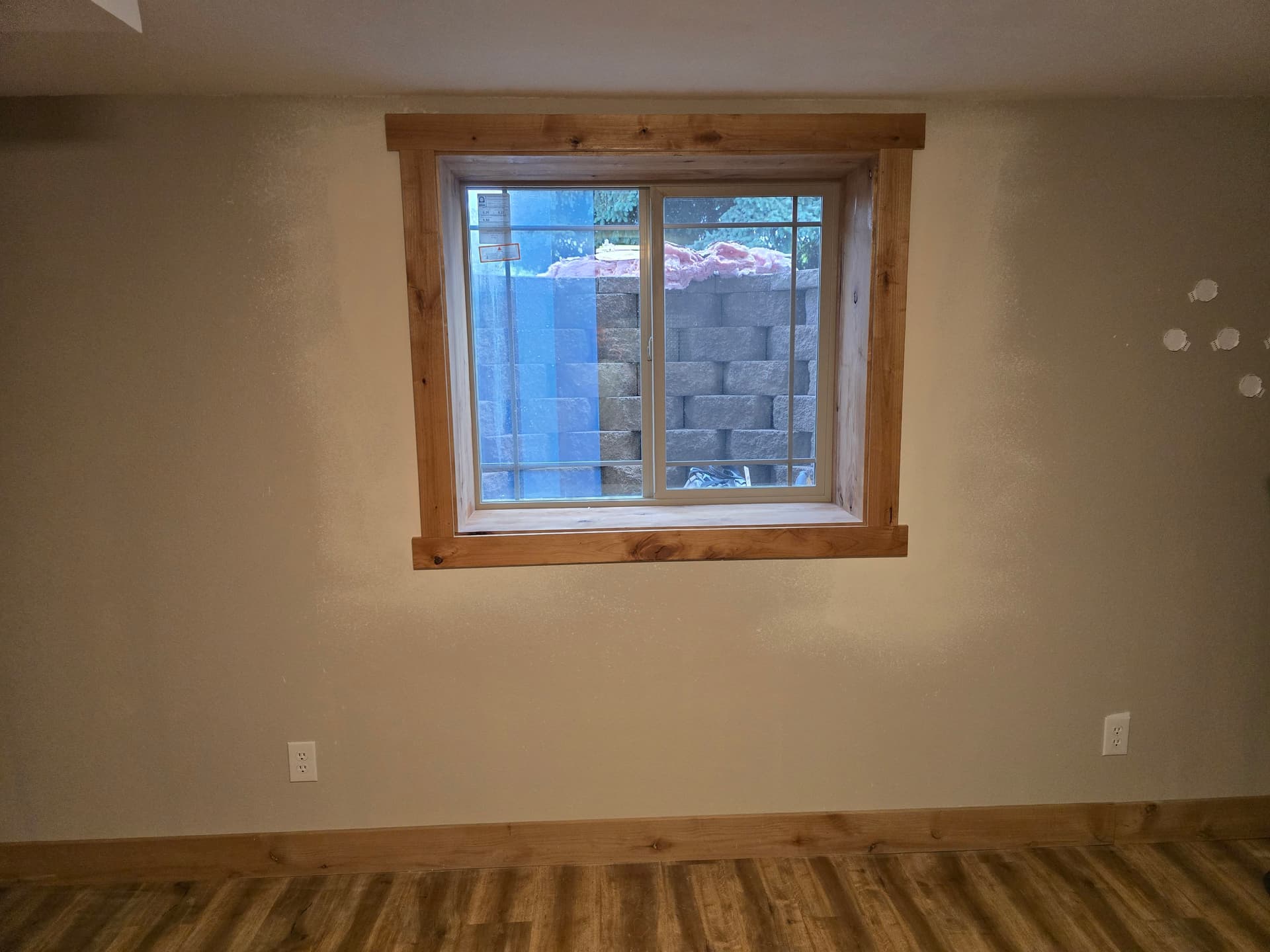 Basement Home Office Gets an Egress Window Upgrade image