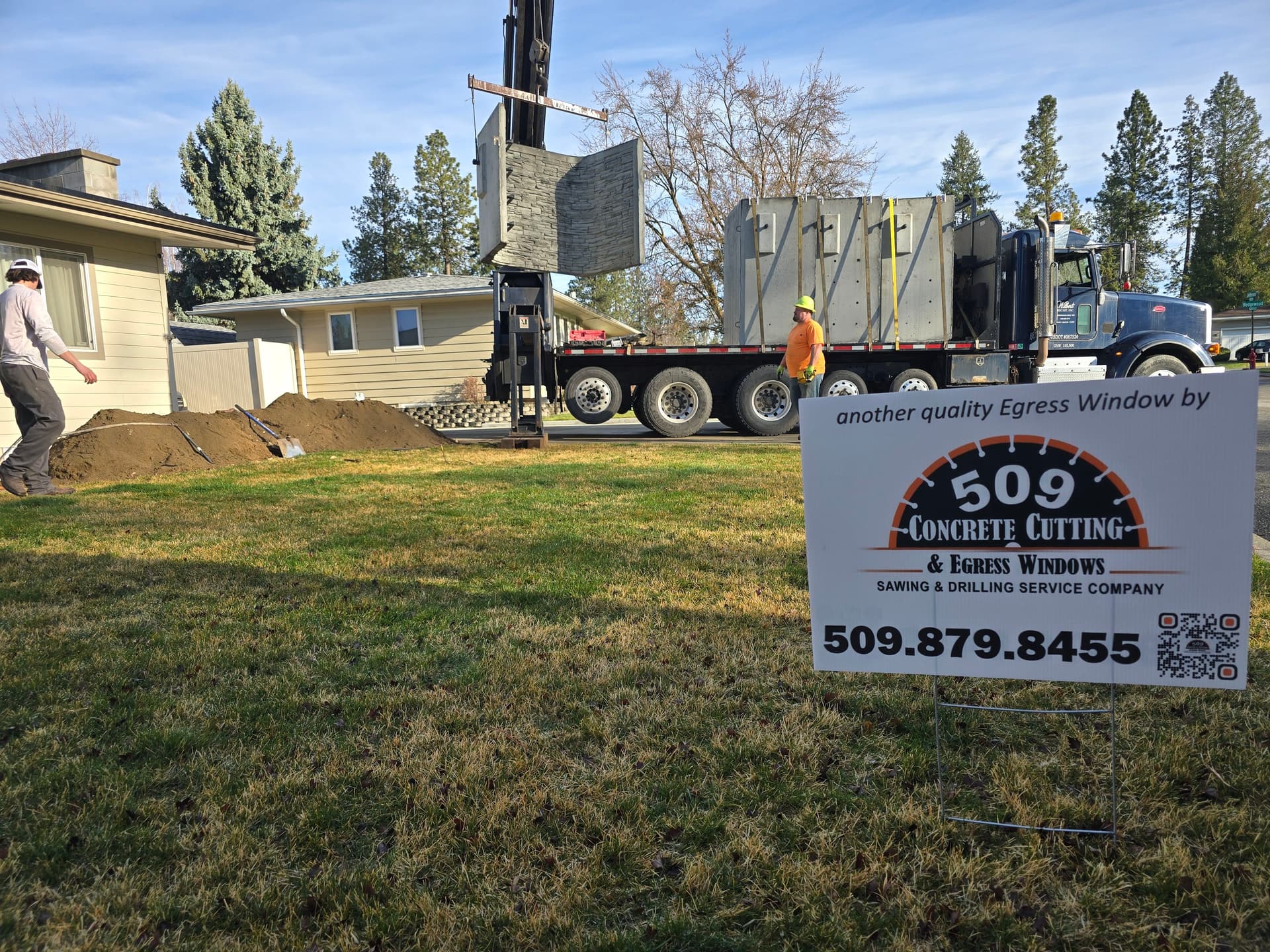 Gallery photos for Basement Studio Perfection with Egress Window Installation: Image #2