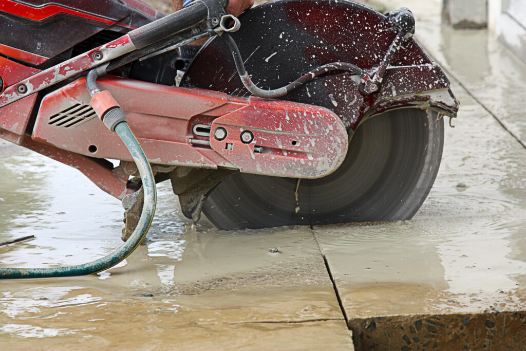 Image of concrete saw